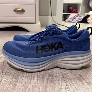 Hoka Sky Blue Athletic Sneakers